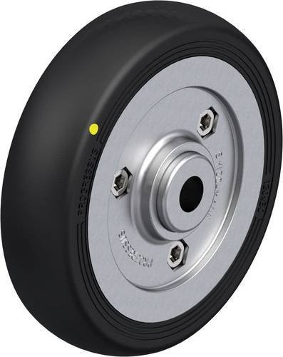 Blickle Rad PGV 120/12XR-EL in Schwarz mit Aluminium, Durchmesser: 120 mm, Tragfähigkeit: 150 kg - Bild 1