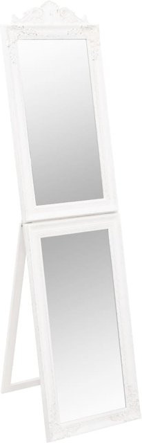 Freistehender Standspiegel von Yiwydaa im Barock-Stil, Weiß, B/H: 45 x 180 cm - Bild 1