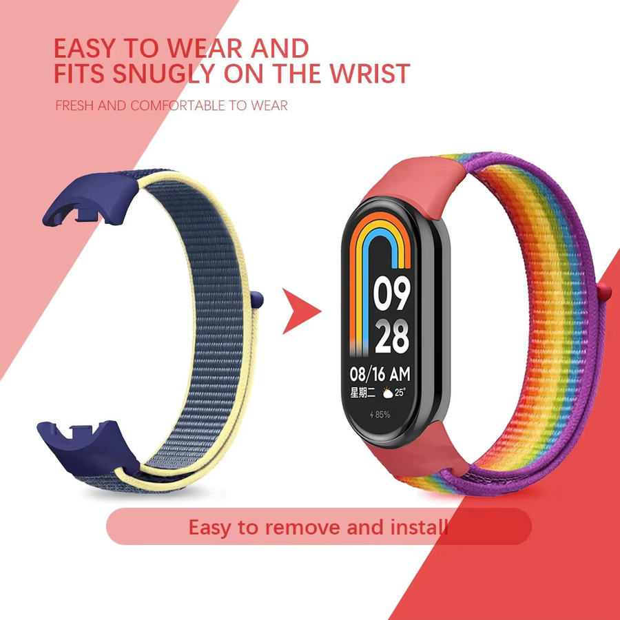 Xiaomi Uhrenarmband, Nylon, Textil/NATO, Bunt, Unisex - Bild 2