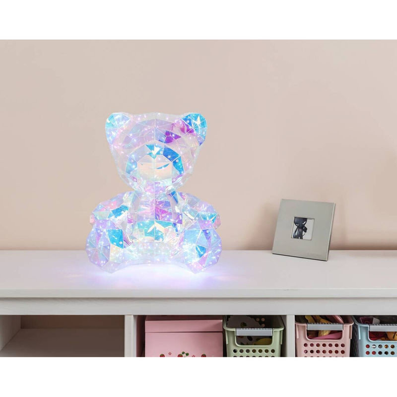 NOLO LED-Dekoleuchte aus transparentem Kunststoff, Farbe: transparent, B/H/T: 32 x 40 x 29 cm - Bild 2