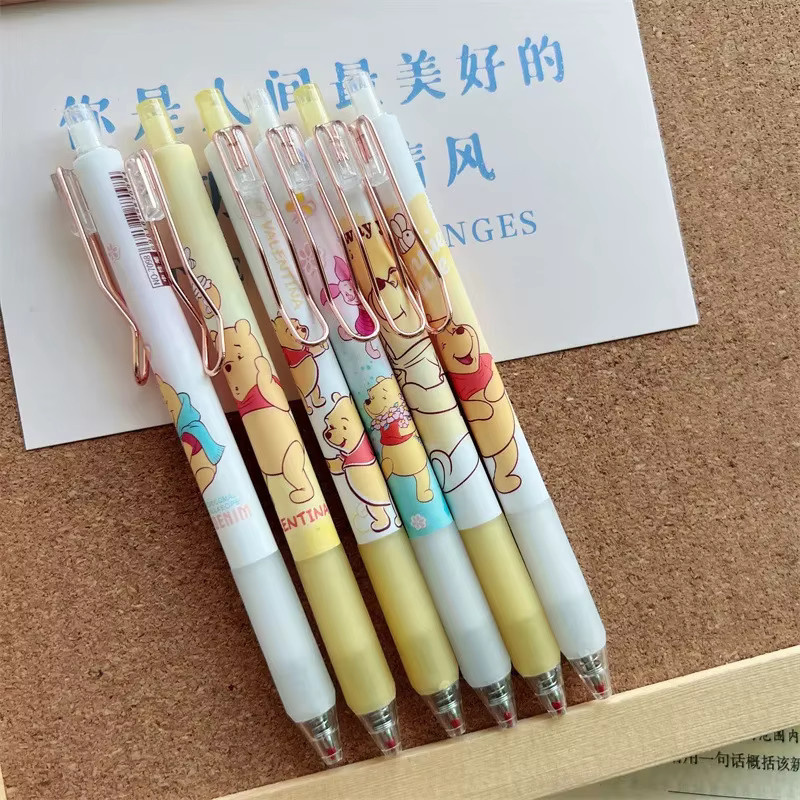 Potdemiel Winnie Puuh Bär Kawaii Gelstift Schwarz 0,5 mm für Schule und Büro - Bild 2