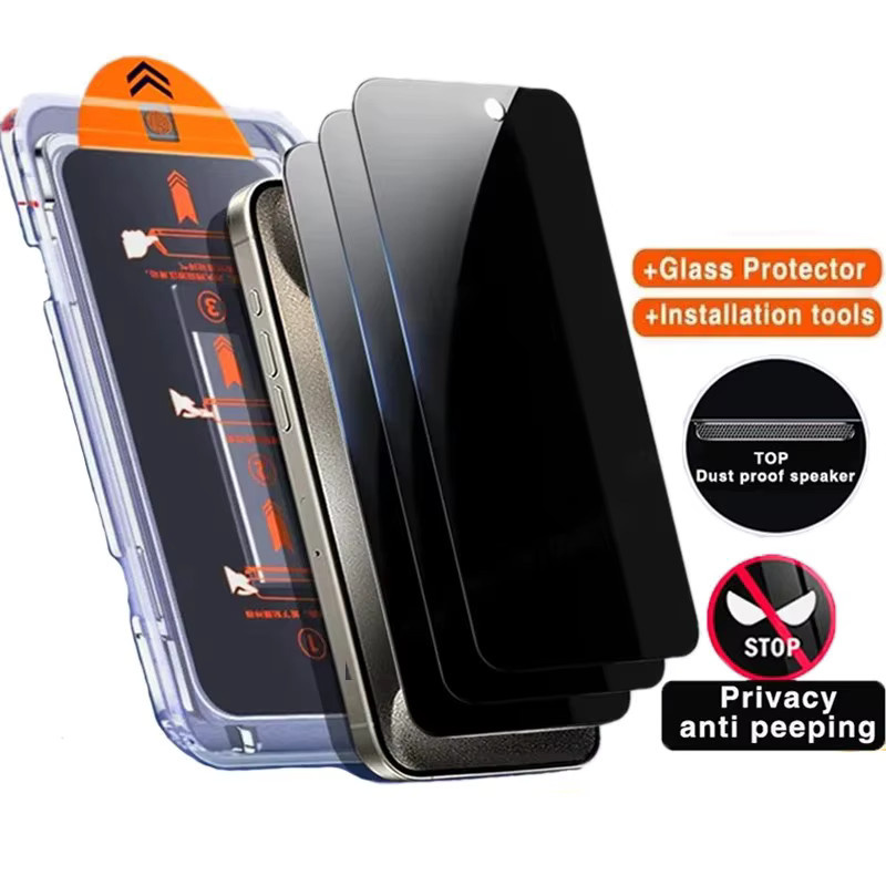 Honor Anti-Spionage Sichtschutzfolie aus gehärtetem Glas für Honor 400 300 90 200 Smart 50 Lite 70 Pro Plus in Transparent - Bild 2
