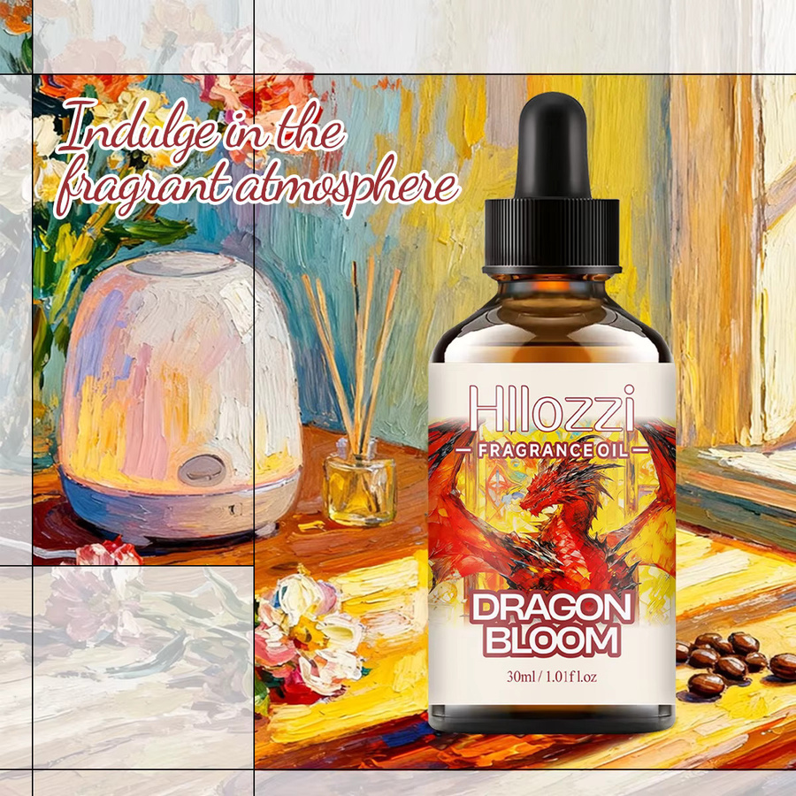 Hllozzi Dragon Bloom Duftöl, Unisex, Gesicht, Haare, Körper - Bild 2