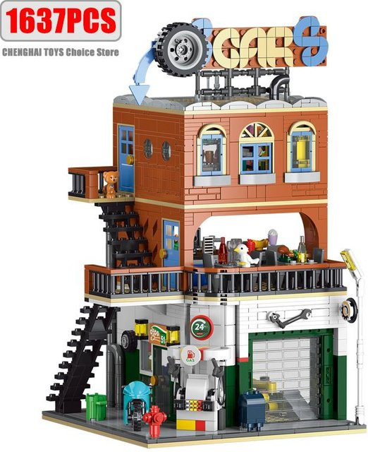 Linyi toy Bausteine Stadtgebiet, 1637 Teile, ab 14 Jahren - Bild 1
