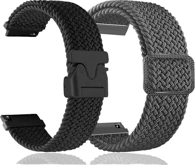 Uhrenarmband Nylon, geflochtenes Band, 22 mm, Unisex - Bild 1