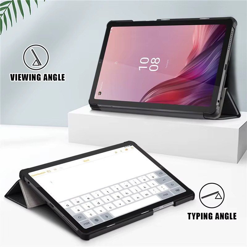 Magnetische Smart Cover Schutzhülle aus PU Leder für Lenovo Tab M9 (9 Zoll) mit Standfunktion - Bild 4