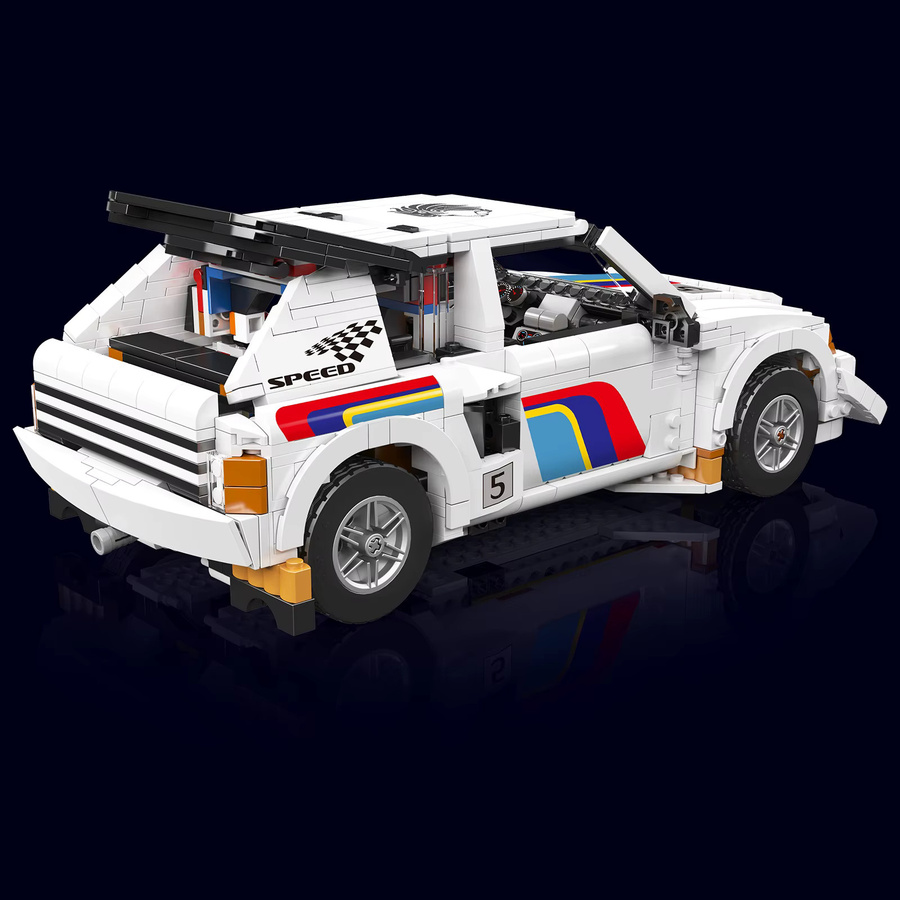 Mould King 10272 205 T16 EVO 2 Klassisches Rallye-Auto, Baustein-Set, 1477 Teile, ab 14 Jahren - Bild 2