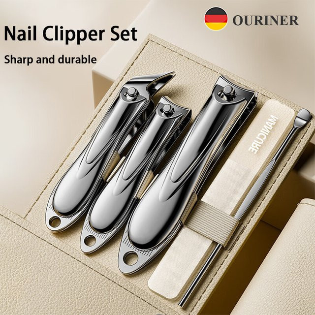 Ouriner Maniküre-Set, 5-teilig, Unisex, glänzend - Bild 1