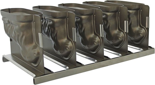 Schneider Walter Lammform-Set aus Keramik, grau, B: 25 cm, L: 50 cm, Volumen: 1000 ml - Bild 1