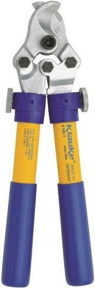 Klauke Kabelschere für bis zu 26 mm Durchmesser mit stufenloser Längenverstellung 350-520 mm, Multicolor - Bild 1