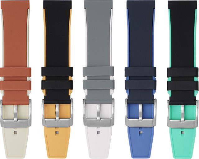 Olevo Uhrenarmband Silikon, 22mm, Unisex - Bild 1