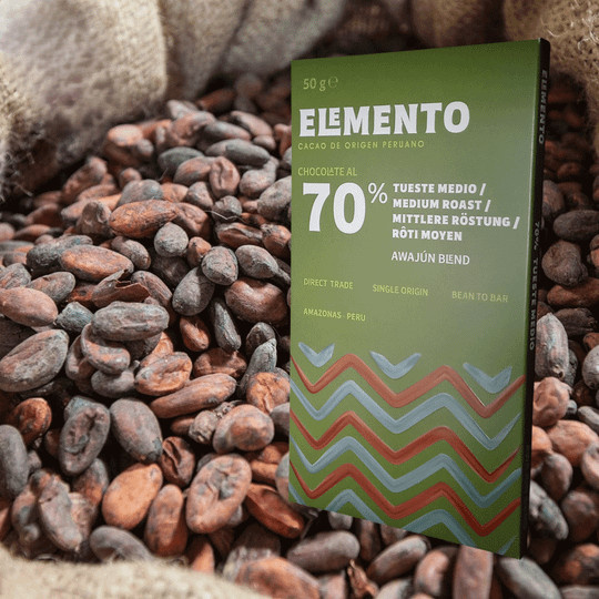 Elemento Amazonas Awajún Schokoladentafel mittel 50 g - Bild 1