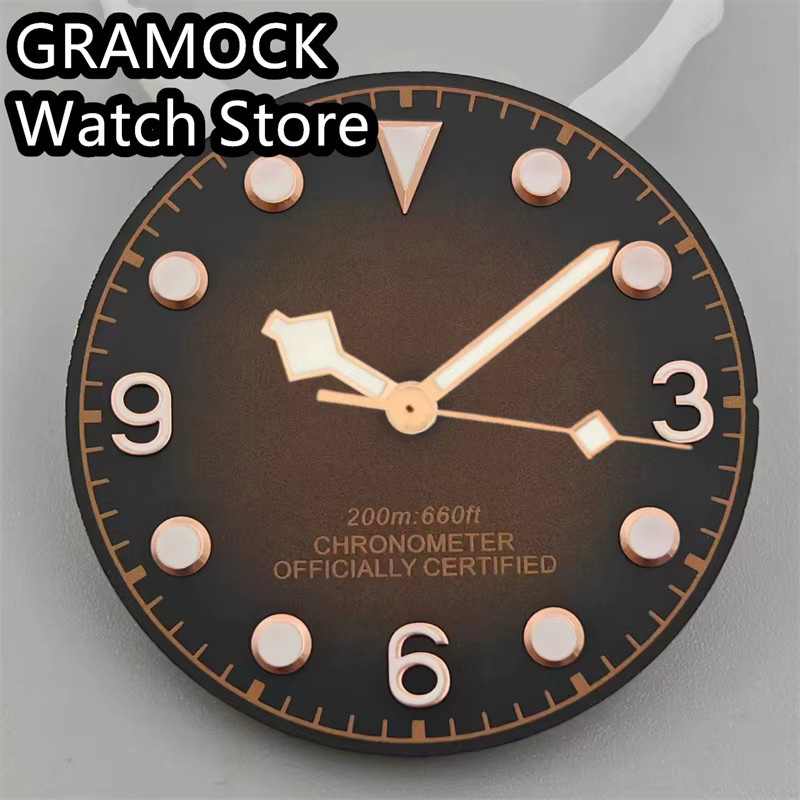 GRAMOCK Zifferblatt, Roségold, 29 mm, Unisex - Bild 2