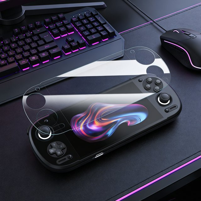 APWIKOGER Displayschutz aus gehärtetem Glas für Retroid Pocket 6 RP6 Spielekonsole, transparent, 1/2/3 Stück - Bild 1