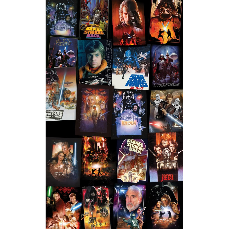 Komar Fototapete Vlies Star Wars Poster Collage Multicolor B: 120 cm, H: 200 cm - Bild 2