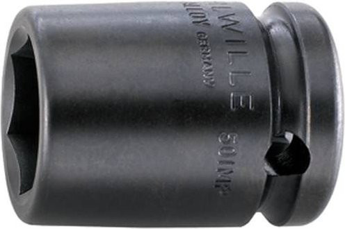 Stahlwille IMPACT Sechskant Steckschlüsseleinsatz 1/2 Zoll 12,5 mm in Schwarz - Bild 1