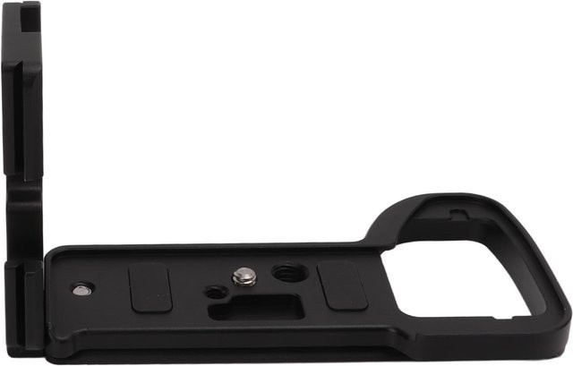 Sony Metall-Schnellwechselplatte mit L-Halterung und Handgriff für die spiegellose Sony A7M4 Kamera in Schwarz - Bild 1