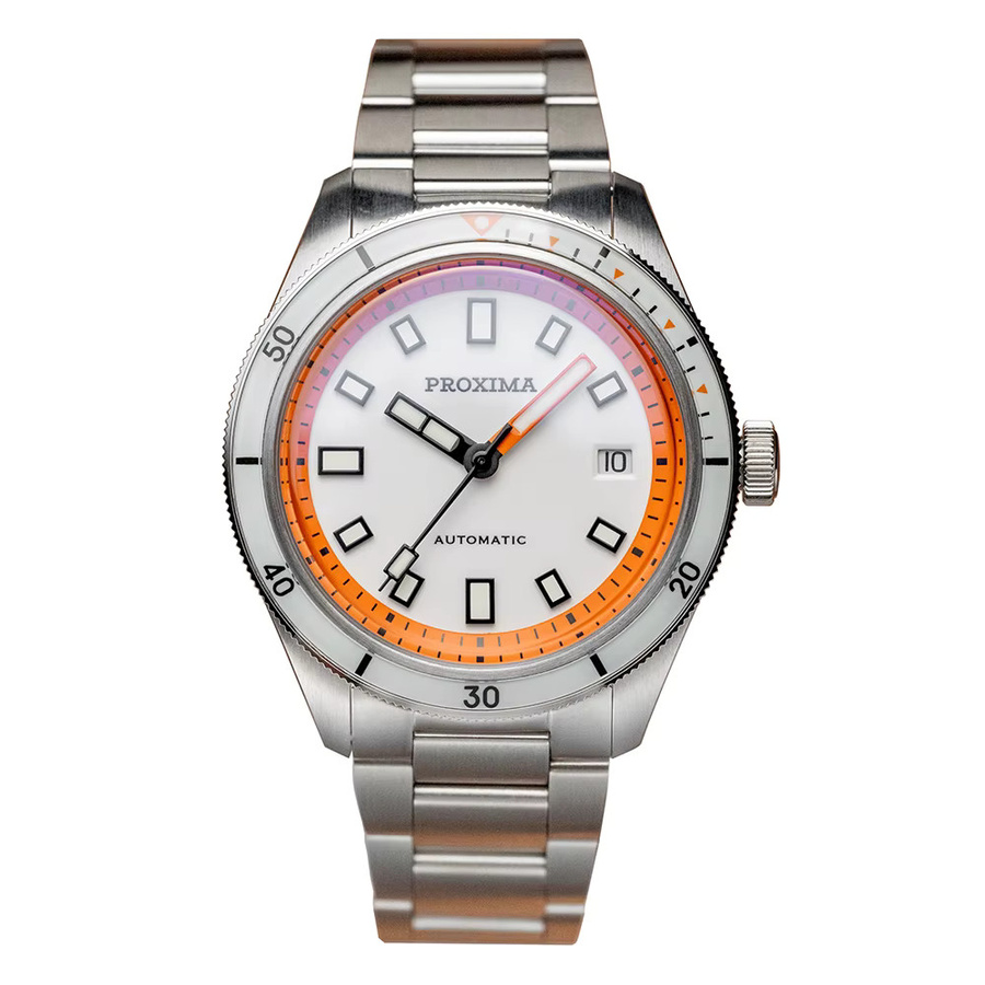 Proxima Armbanduhr Automatik, Edelstahl, 39 mm, Herren, Keramiklünette - Bild 5