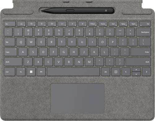 Microsoft Surface Pro Flex Keyboard für 13 Zoll mit Touchpad, Bluetooth, QWERTZ DE, Schwarz/Grau - Bild 1