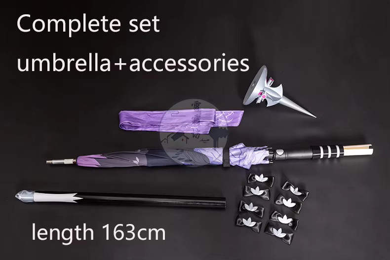 COSNYC Zenless Zone Zero Regenschirm Requisiten Waffen, Zubehör, Lila - Bild 4