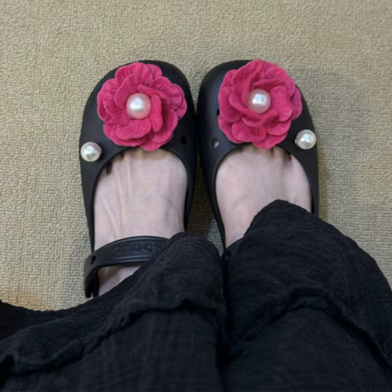 SMATLELF Charms für Damen, Ballettschuh, Blumen, Perlen, Diamant - Bild 2