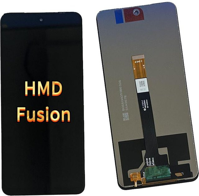 LCD-Bildschirm und Digitizer Komplettmontage für HMD Fusion in Grau - Bild 1