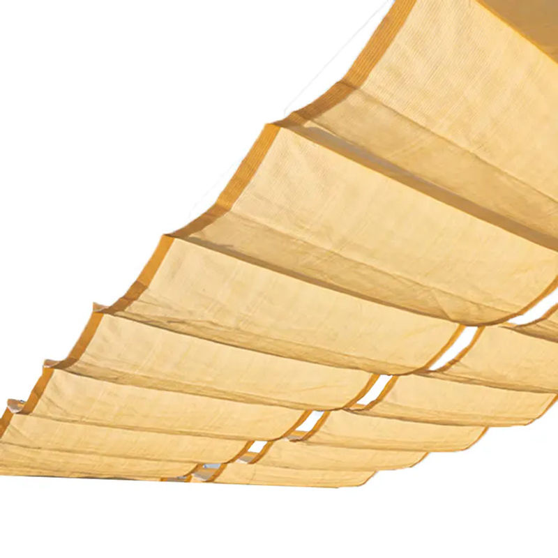 Tewango Sonnenschutznetz aus HDPE-Gewebe in Beige mit 95 % Schattierung für Innenhof, Pavillon und Pergola, B/T/H: 80 x 80 x 80 cm - Bild 5