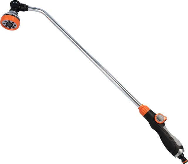 Genialo Teleskop-Gartenbrause in Orange und Silber - Bild 1