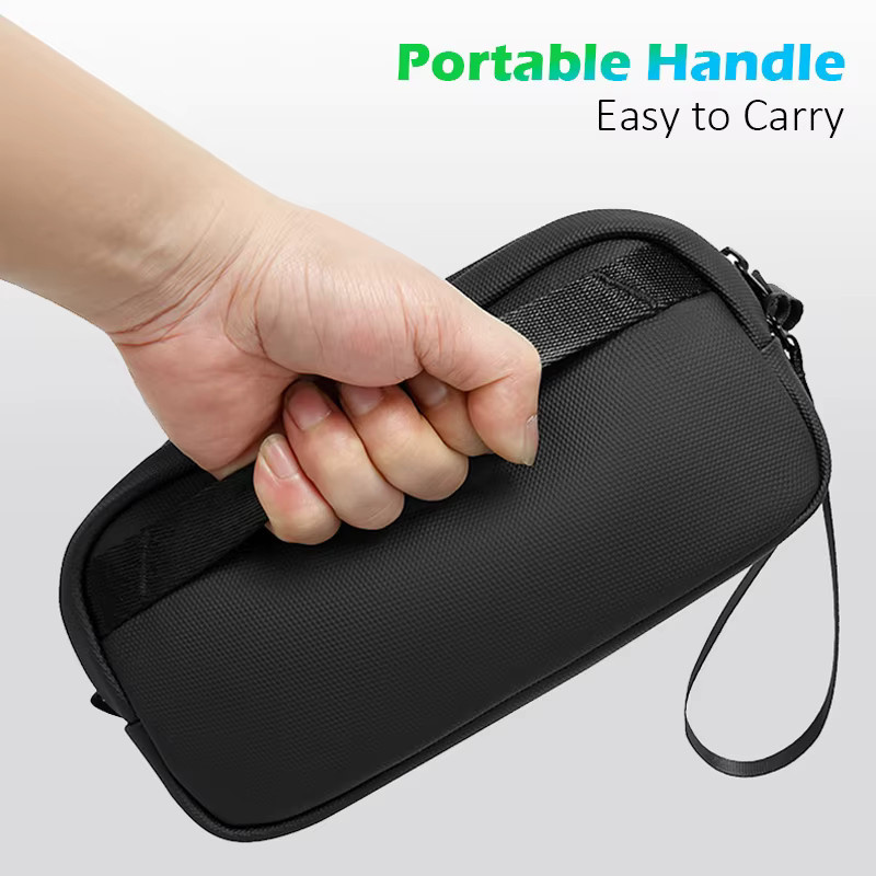 BANGE Reise-Organizer-Tasche für Elektronik-Gadgets und Zubehör in Schwarz - Bild 3