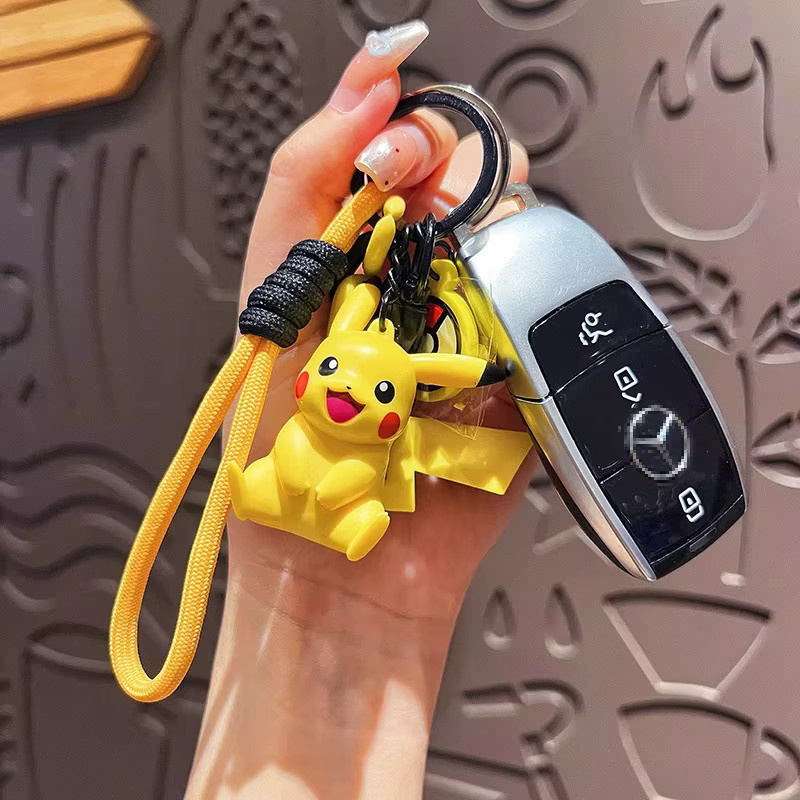 Pokémon Pikachu Gengar Sylveon Sprigatito Quaxly Fuecoco Schlüsselanhänger, Actionfigur, Duftanhänger - Bild 4