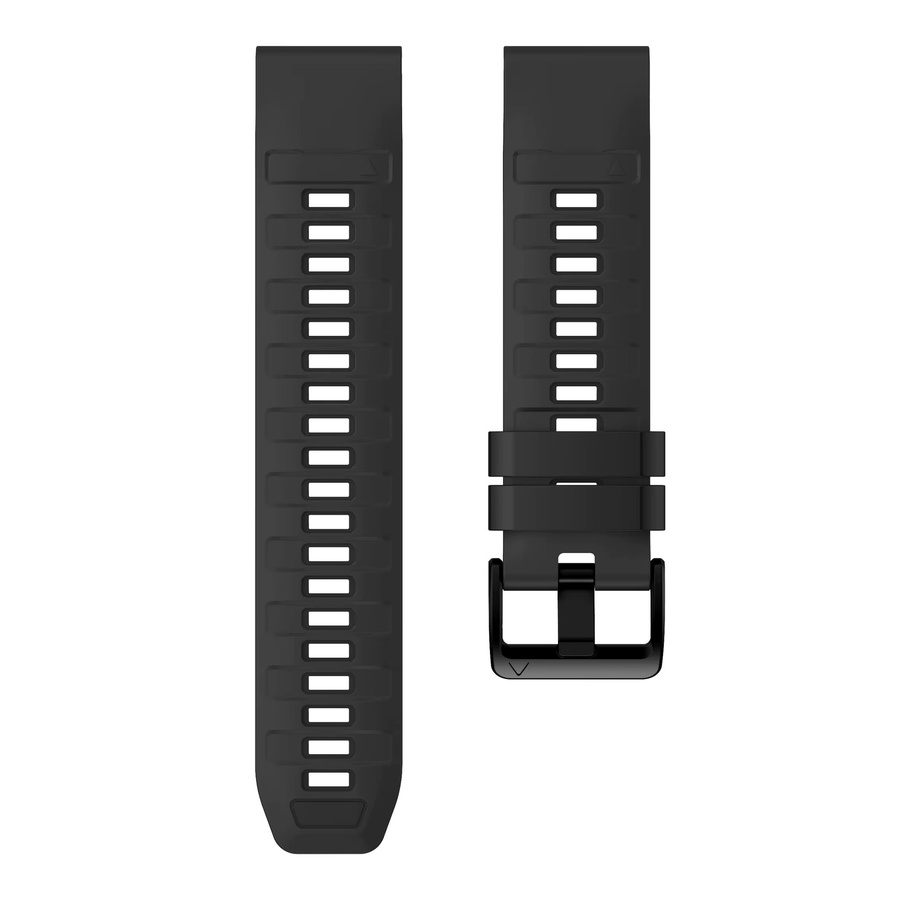 OAKCHARM Uhrenarmband Silikon, Schwarz, Unisex - Bild 5