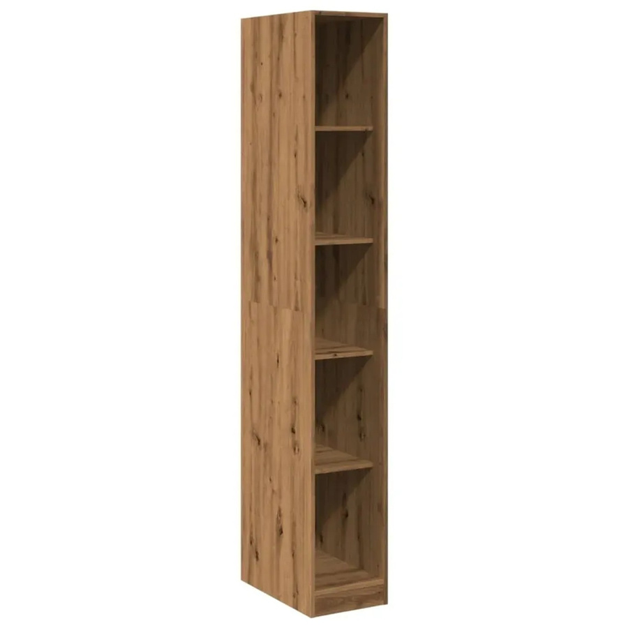 vidaXL Kleiderschrank aus Holzwerkstoff in Braun, B/T/H: 30 x 50 x 200 cm - Bild 2