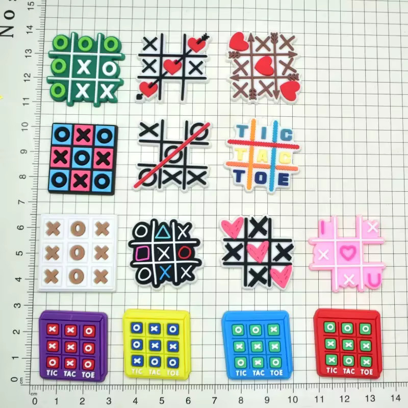 Happye&TiTi Tic Tac Toe Schuhschnallen-Anhänger, Kinder - Bild 3