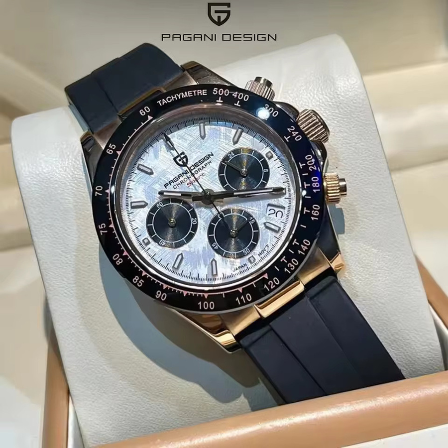 PAGANI DESIGN Chronograph, Quarz, Edelstahl, 40 mm, Herren - Bild 2