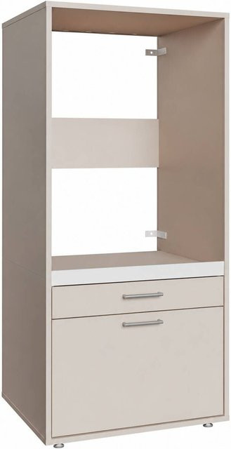 Washcab Waschmaschinenschrank WCBA142-K in Beige, H: 142,0 cm, B: 67,5 cm, T: 66,5 cm - Bild 1