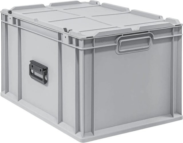 PROREGAL Eurobox Nextgen Transportbox Grau, 65 Liter, H x B x T: 33,5 x 40 x 60 cm - Bild 1