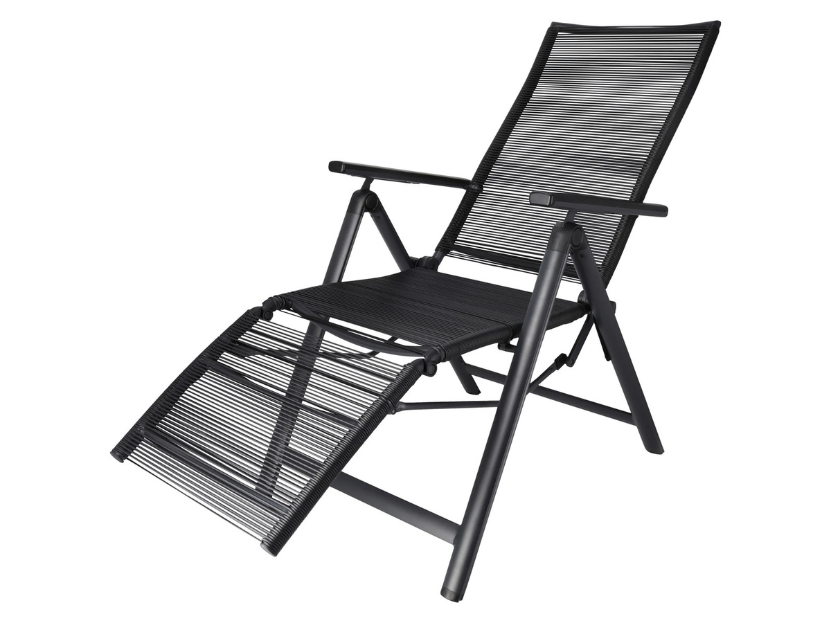 LIVARNO HOME Relaxsessel Miami im Rope-Design in Anthrazit mit Aluminiumgestell - Bild 2
