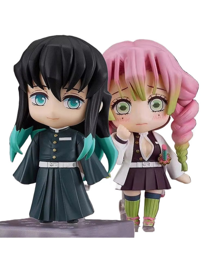 Bandai Nendoroid 2217 2218 Muichiro Tokito Mitsuri Kanroji Anime Actionfiguren, Set / Bundle - Bild 3