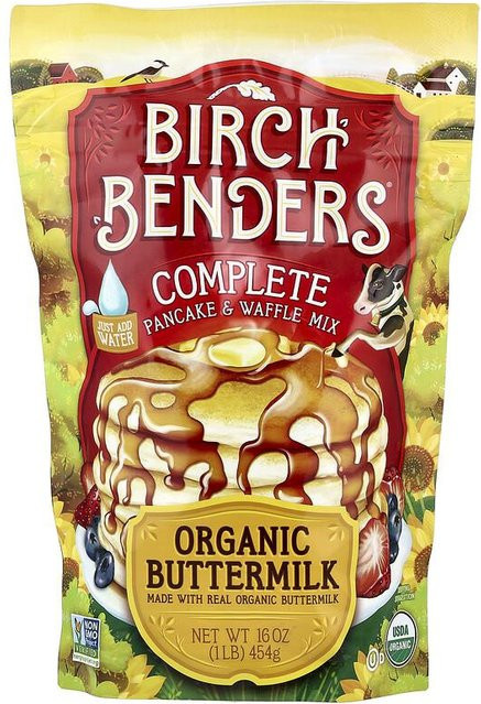 Birch Benders Komplett-Pfannkuchen- & Waffelmix Bio-Buttermilch 454 g - Bild 1
