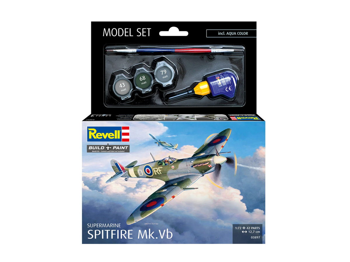 Revell Supermarine Spitfire Mk.Vb, Model Set, 1:72, ab 8 Jahren - Bild 2
