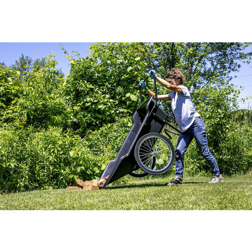 Polar Schubkarre Premium Schwarz 283 l B/H/T: 74 x 74 x 165 cm - Bild 8