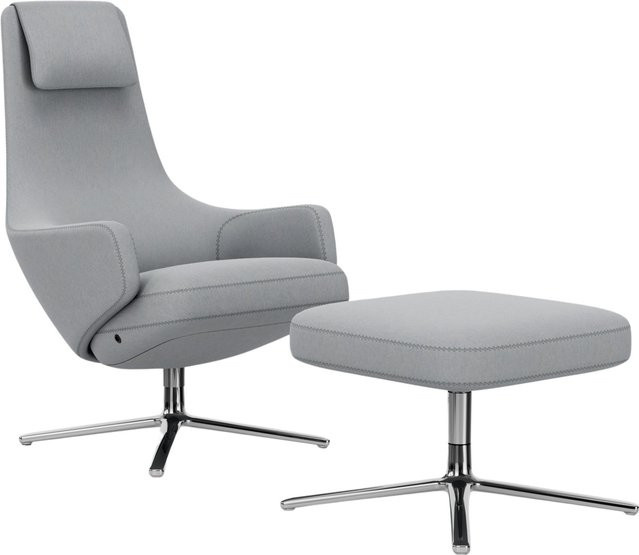 Vitra Repos Sessel mit Ottoman - Bild 1