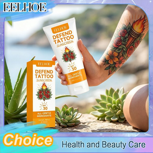 eelhoe Tattoo-Creme, Sonnenschutz LSF 30 - Bild 1