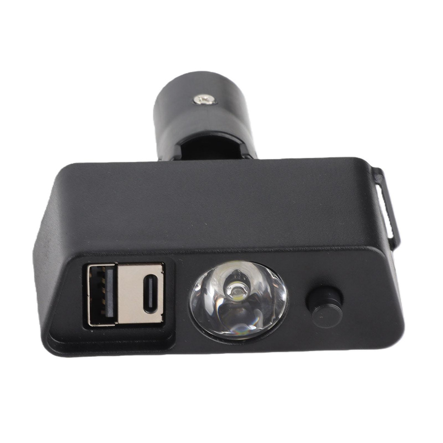 CosyHome Elektrische LED-Rollstuhlleuchte in Schwarz mit USB-Aufladung und einstellbarem Winkel - Bild 2