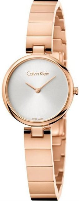 Calvin Klein Damenuhr, Quarz, Edelstahl, Silber, 28 mm - Bild 1
