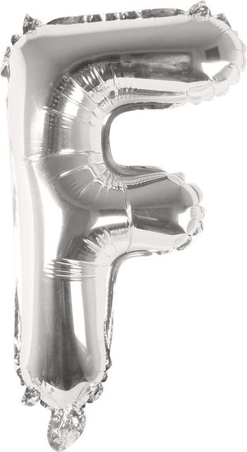 Rico Design Folienballon Buchstabe Silber, Höhe: 36 cm - Bild 1