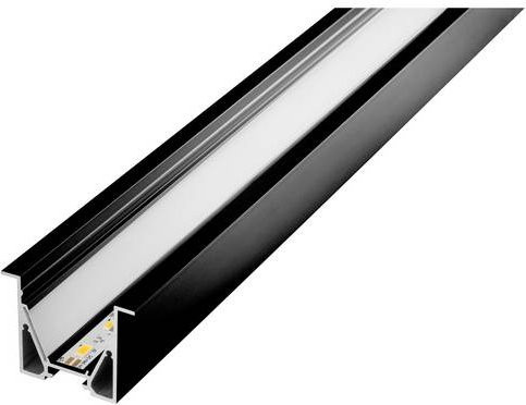 Barthelme T-Profil LED-Profil aus Aluminium in Schwarz - Bild 1