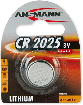 Ansmann Lithium Knopfzelle CR2025 in Silber - Bild 2