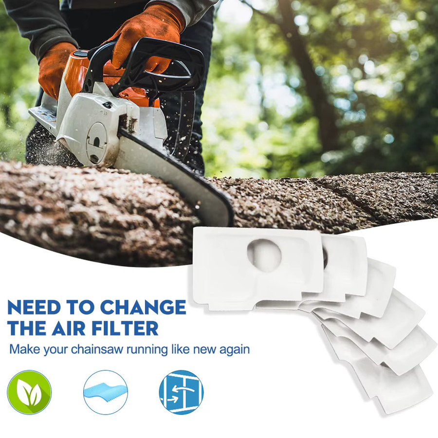 XCAN 6er Set Doppelschicht-Luftfilter für STIHL Kettensägen MS 180 MS 180C MS 170 018 017 - Bild 4