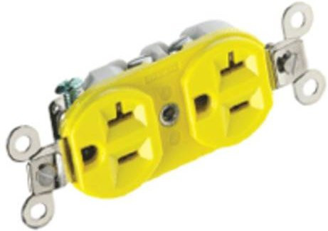 Molex NEMA Einbaubuchse in Gelb - Bild 1